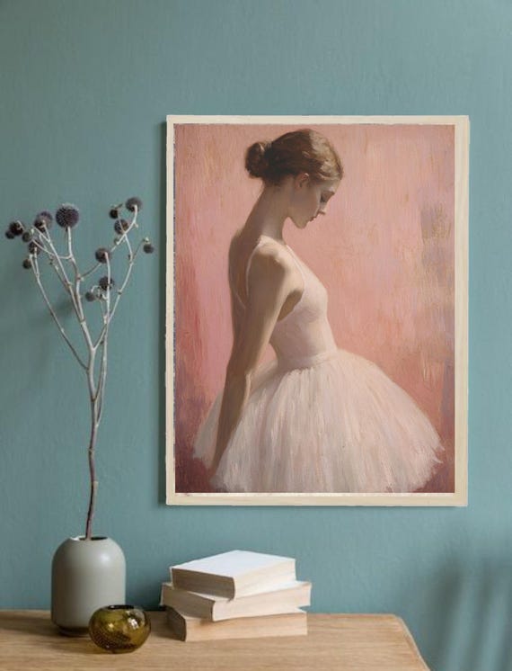 Ethereal Ballerina, Ballet Dance Art Print