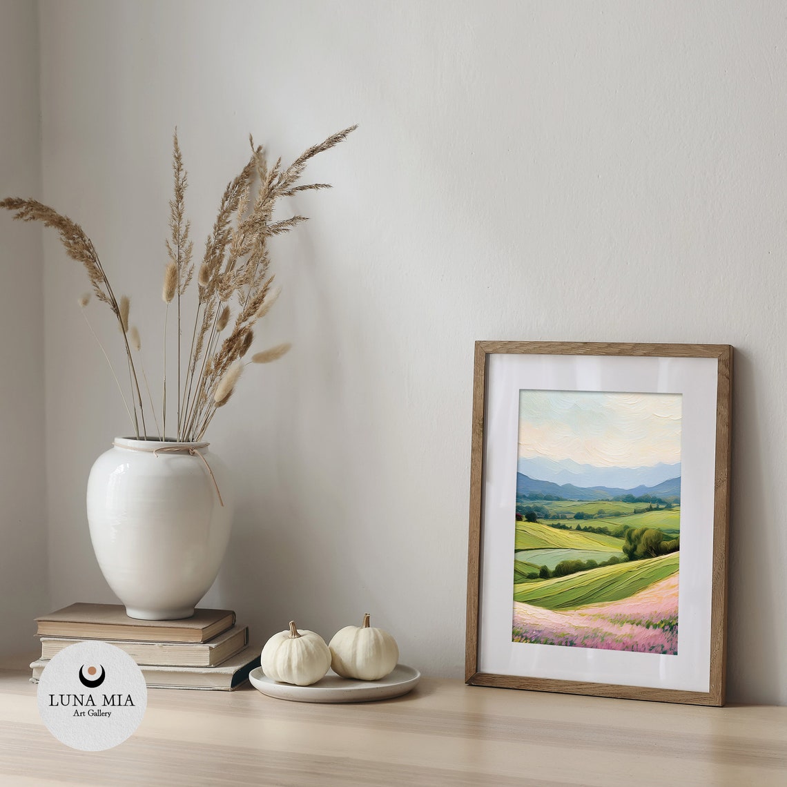 Lavender Fields Vintage Style Art Print - Image 4