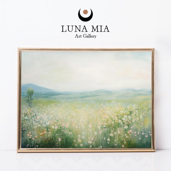 Serene Vintage Inspired Rustic Landscape Wall Decor For Nature Enthusiasts Set With Multiple Sizes And Sizing Guide