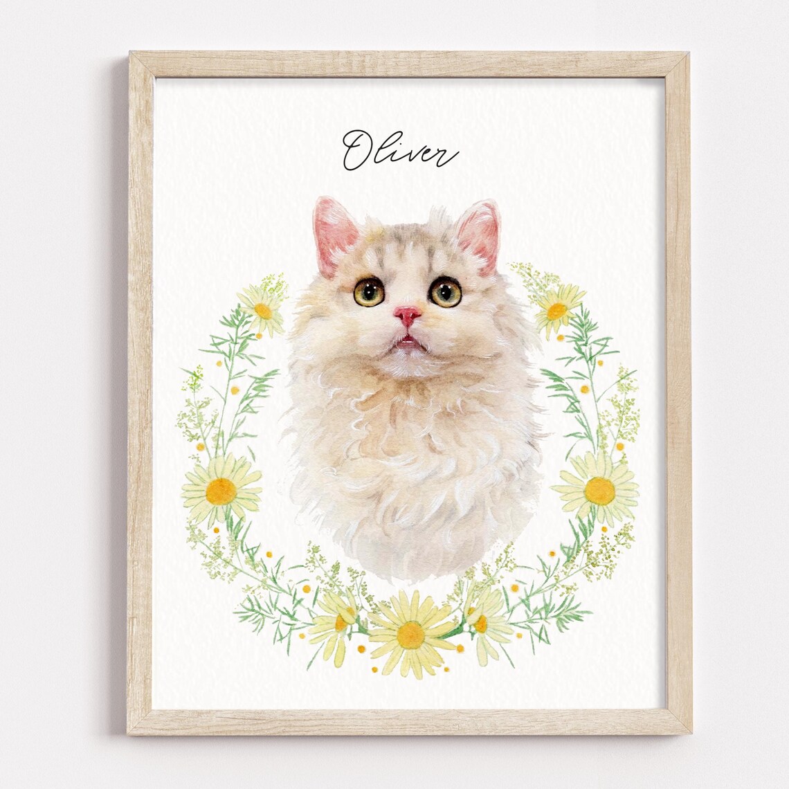 Custom Watercolor Pet Portrait Using Pet Photo Cat Portrait From Photo Dog Portrait Custom Dog Portrait Pet Memorial Gift Pet Loss Gift