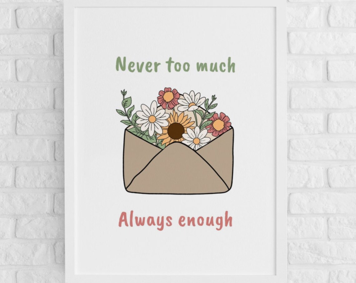 Neurodivergent Mental Health Office Art Print