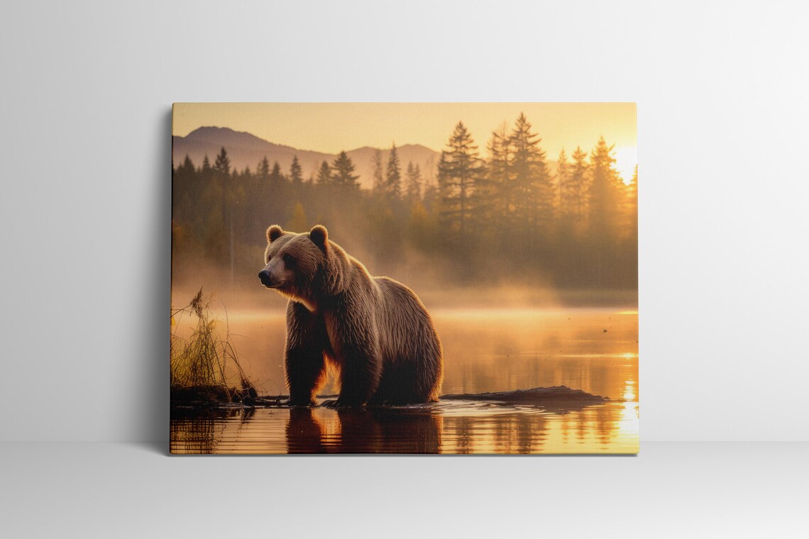Vintage Mountain Art Print - Image 2