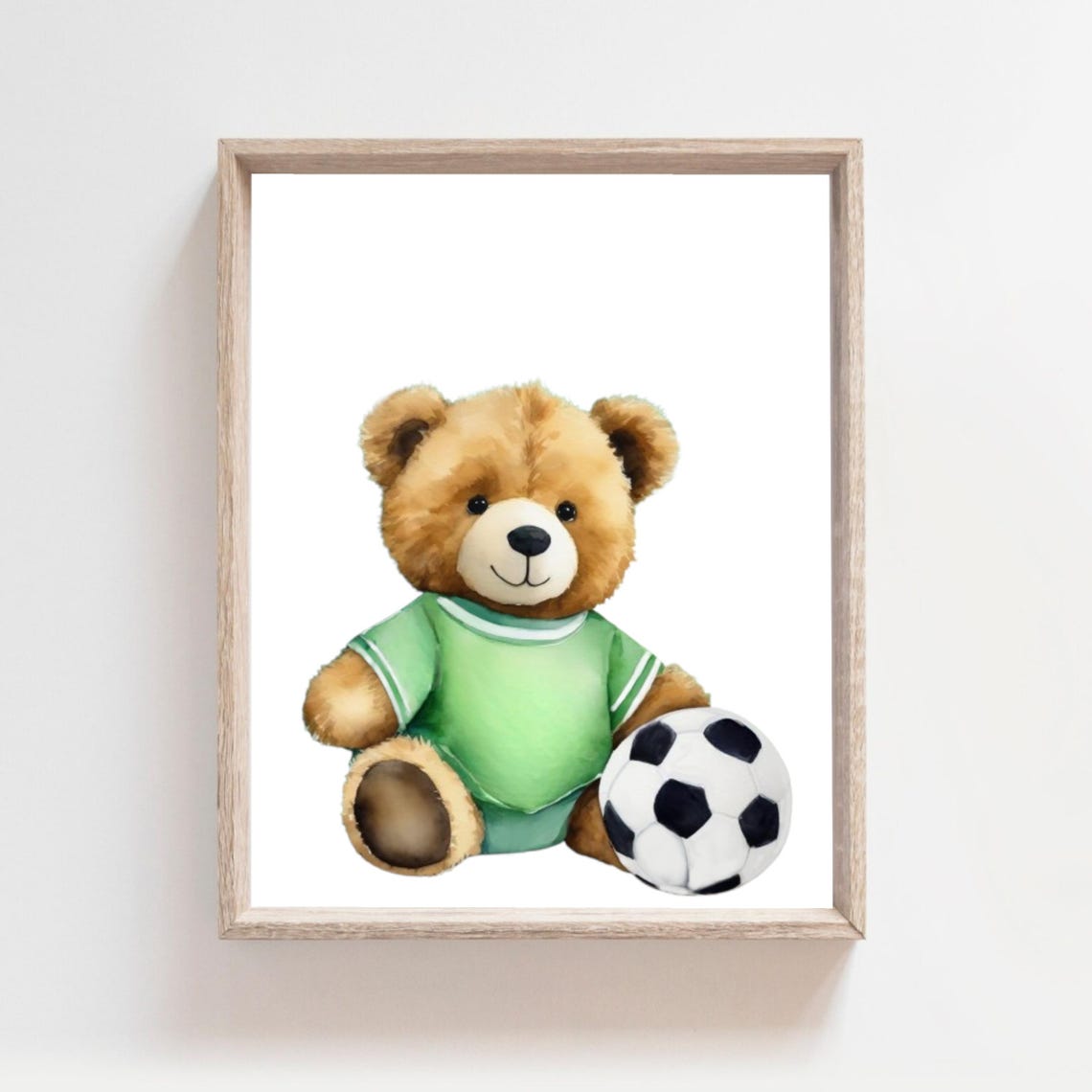 Soccer Wall Art Soccer Print Soccer Poster Soccer Decor Kids Room Decor Sport Nursery Sport Theme Soccer Theme Football