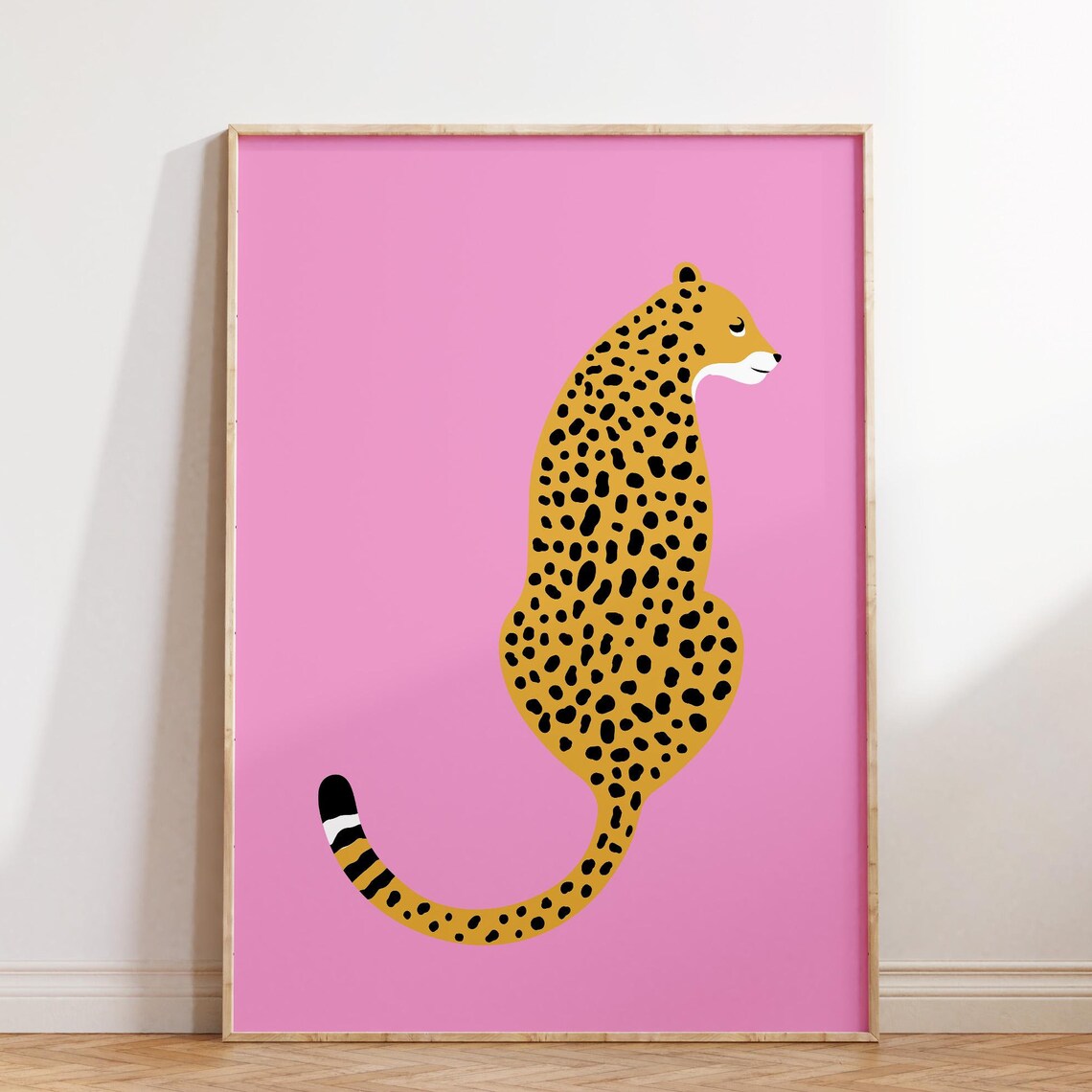 Cheetah Print Pink Leopard Print Jungle Poster - Image 5