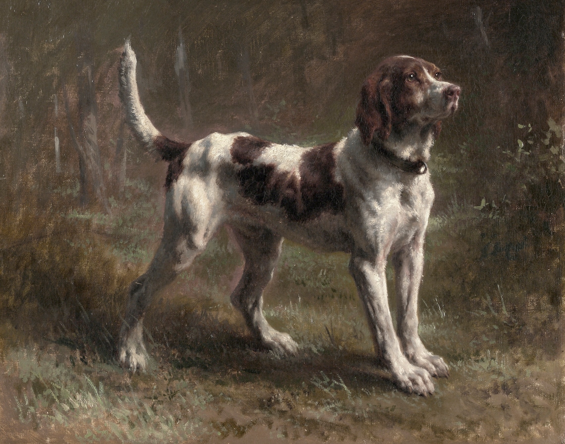 Vintage Dog Portrait, Farmhouse Wall Art Print - Image 2