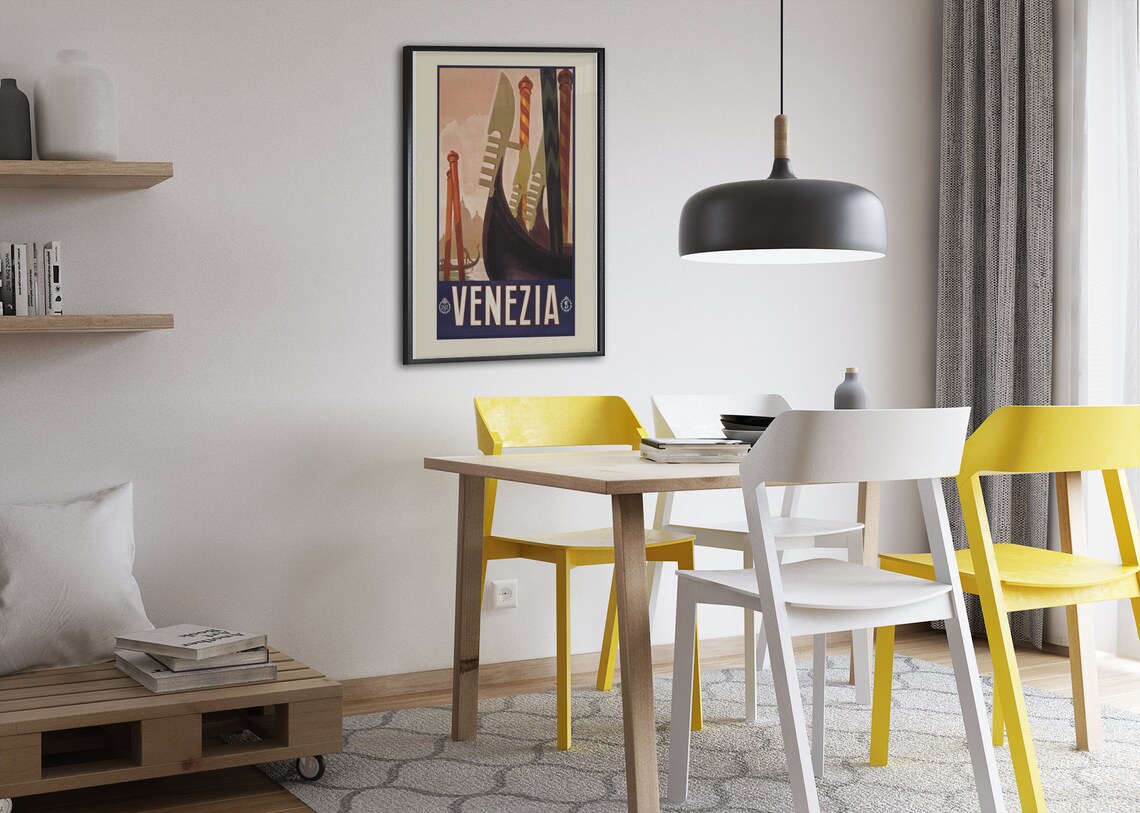 1920s Venice Italy Vintage Travel Poster Art Print - Image 2