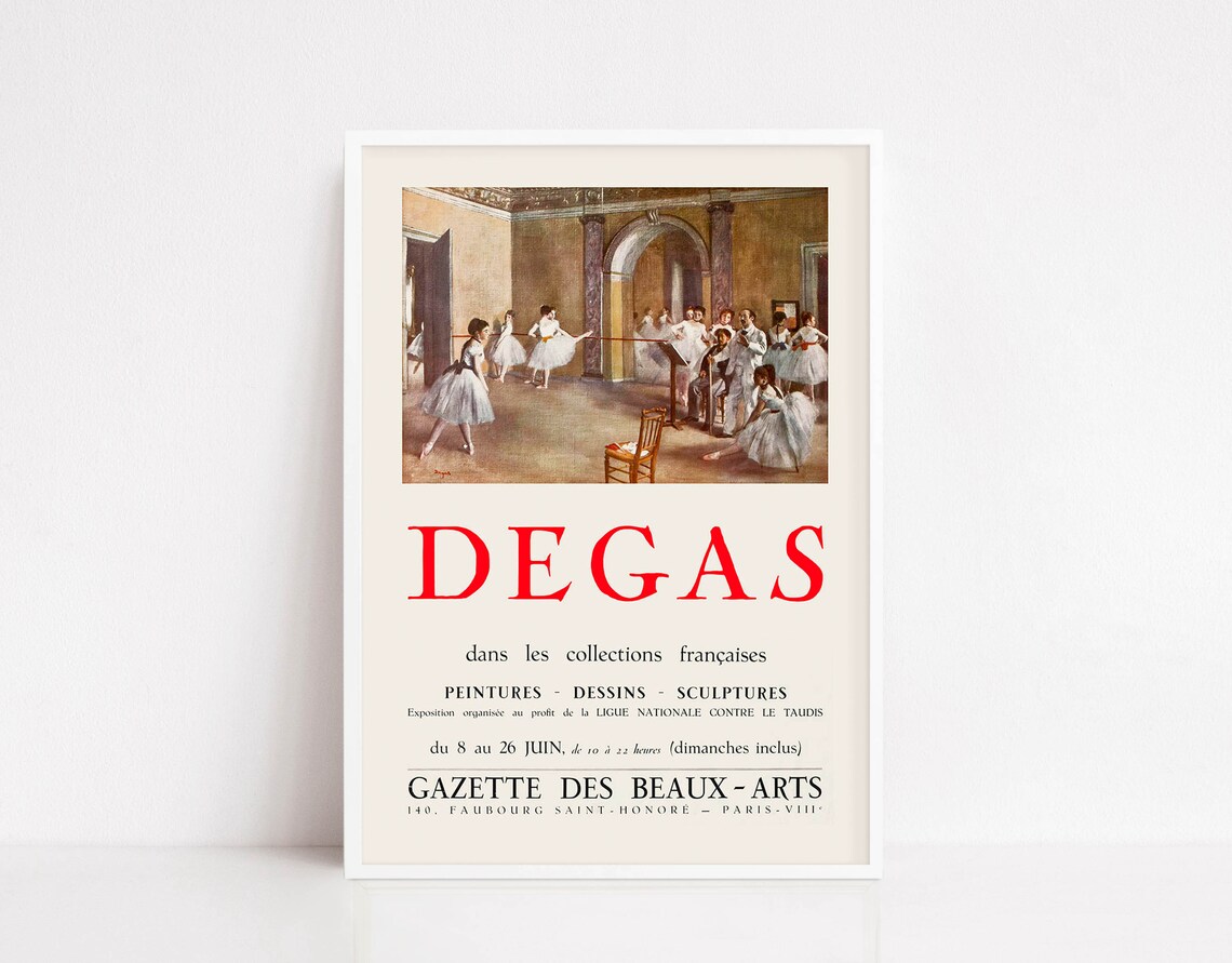Edgar Degas Poster Degas Print Degas Painting Degas Art