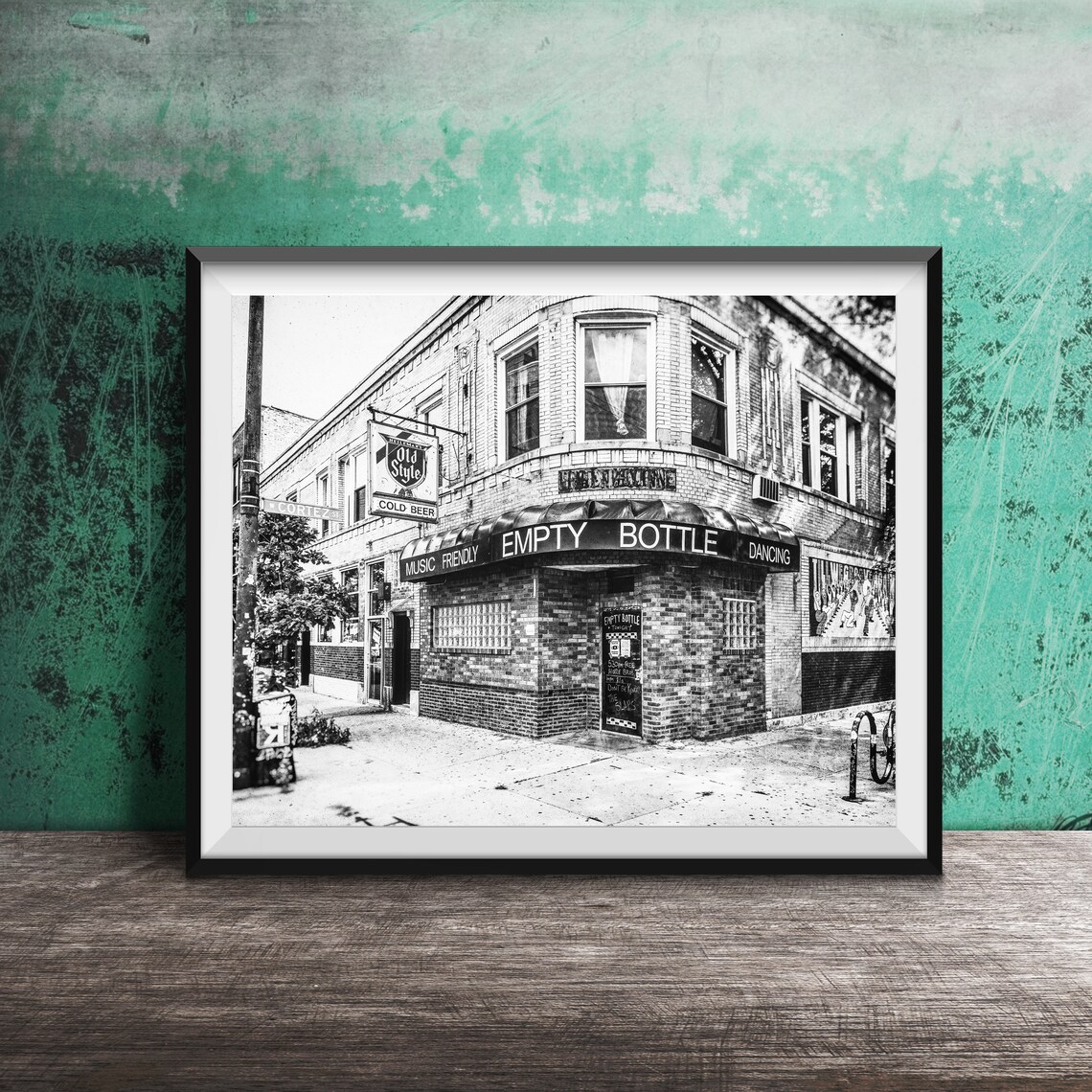 Empty Bottle Chicago, West Town Travel Poster - Image 2