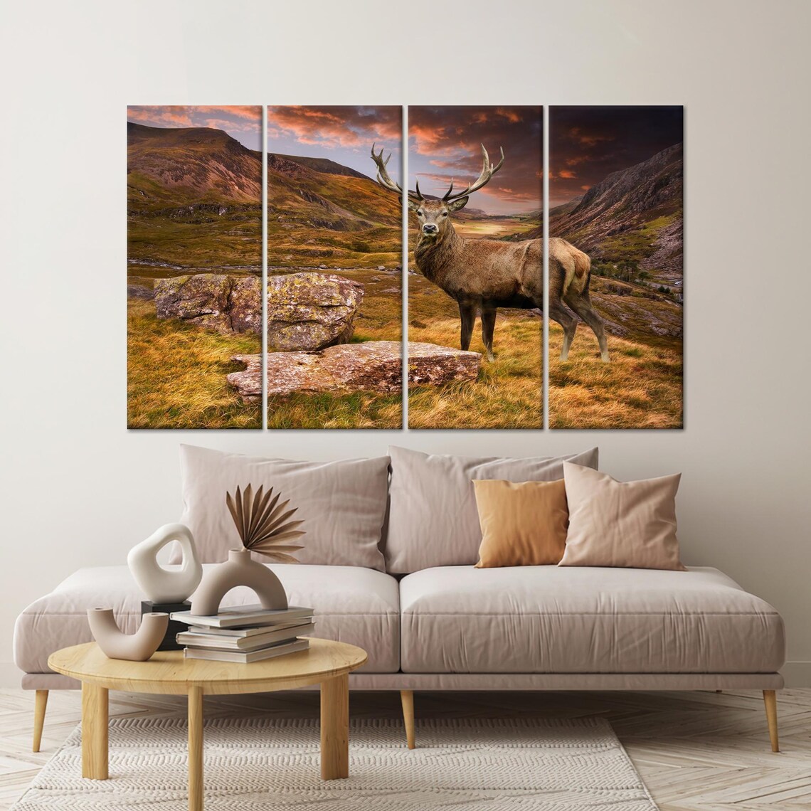 Deer Halloween Decor, Mountain Animal Poster - Image 3