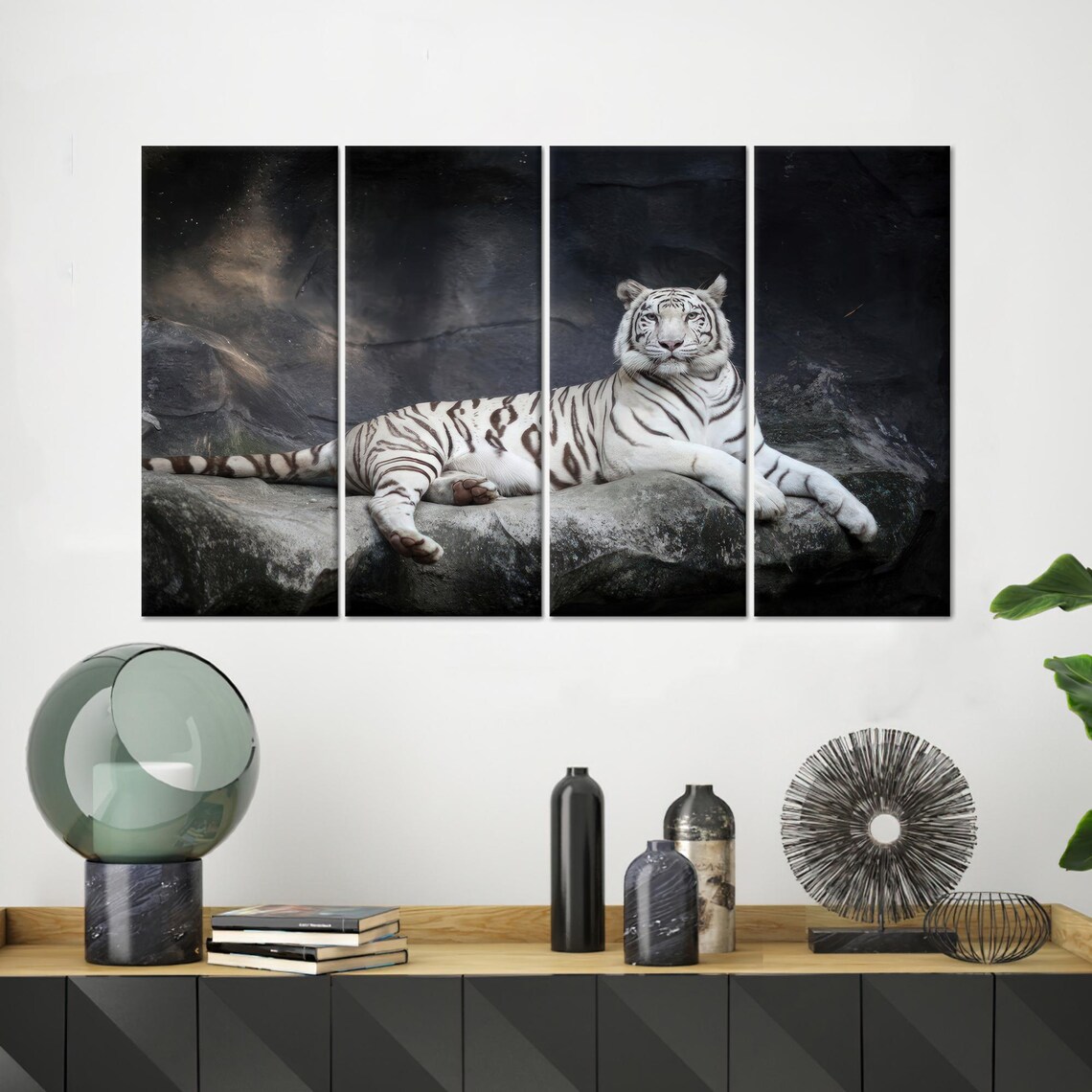 Tiger Farmhouse Wall Art Gift For Her - Image 3