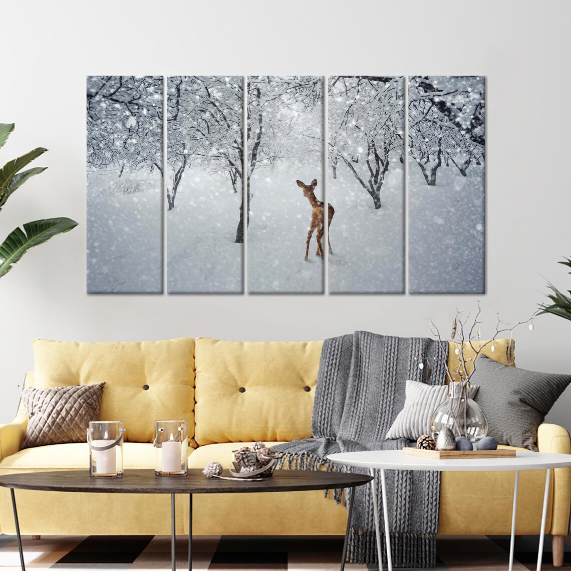 Deer Lover Gift, Animal Wall Art Decor - Image 2