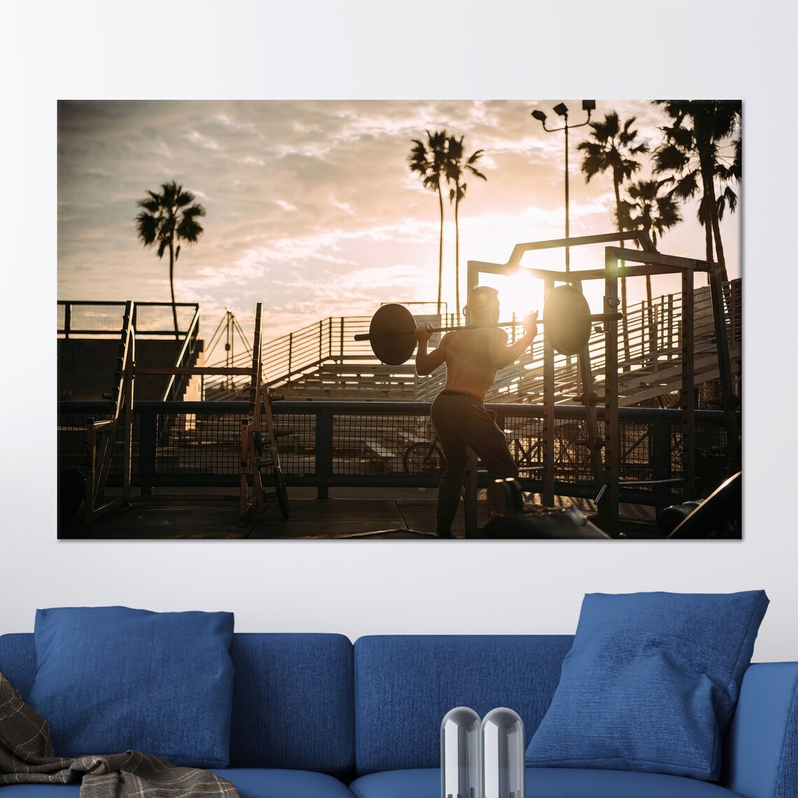 Fitness Sport Wall Art, Street Workout Art