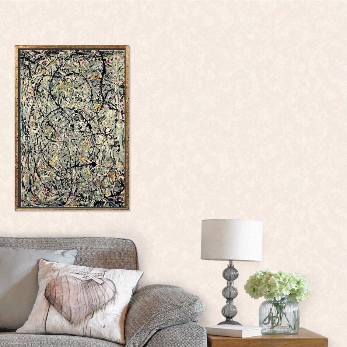 Luxury Bohemian Abstract Wall Decor, Mixed Colors - Image 2