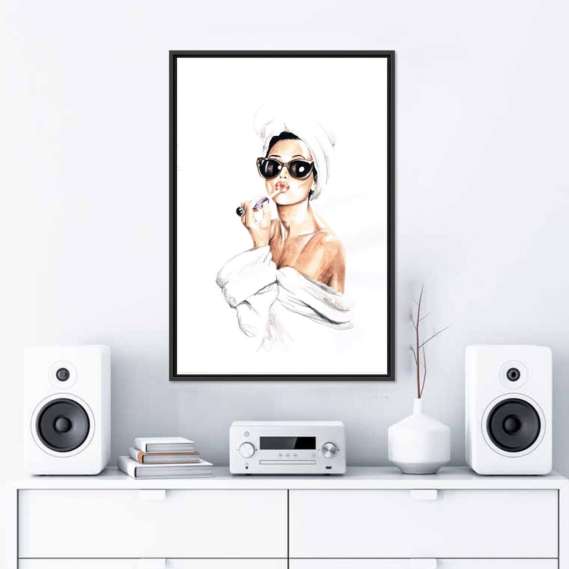 Audrey Hepburn Fashion Wall Art Decor, Gift - Image 3