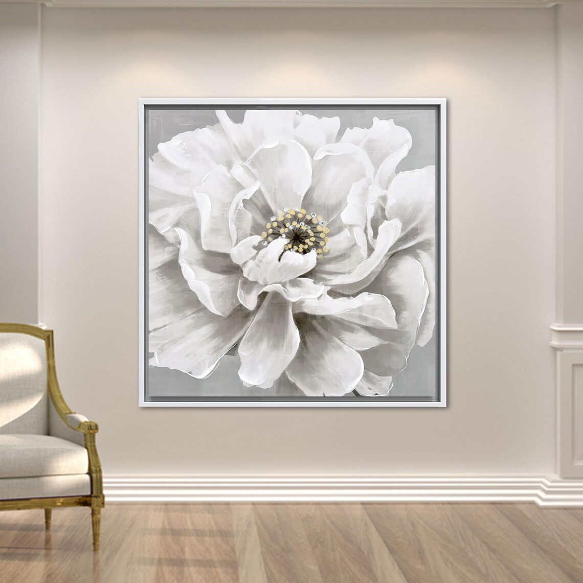 Abstract Printed Luxury Flower Art, Bridesmaid Gift - Image 2
