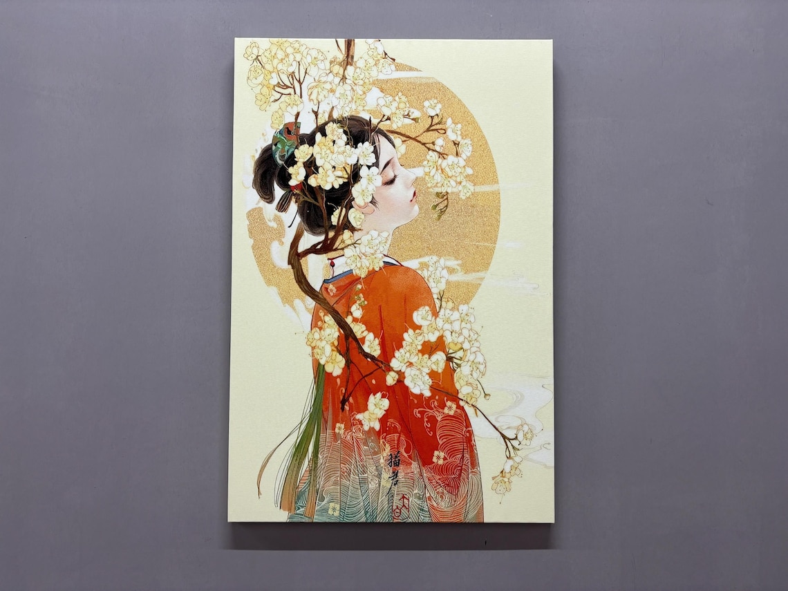 Japanese Woman, Modern Japanese Culture Art Print