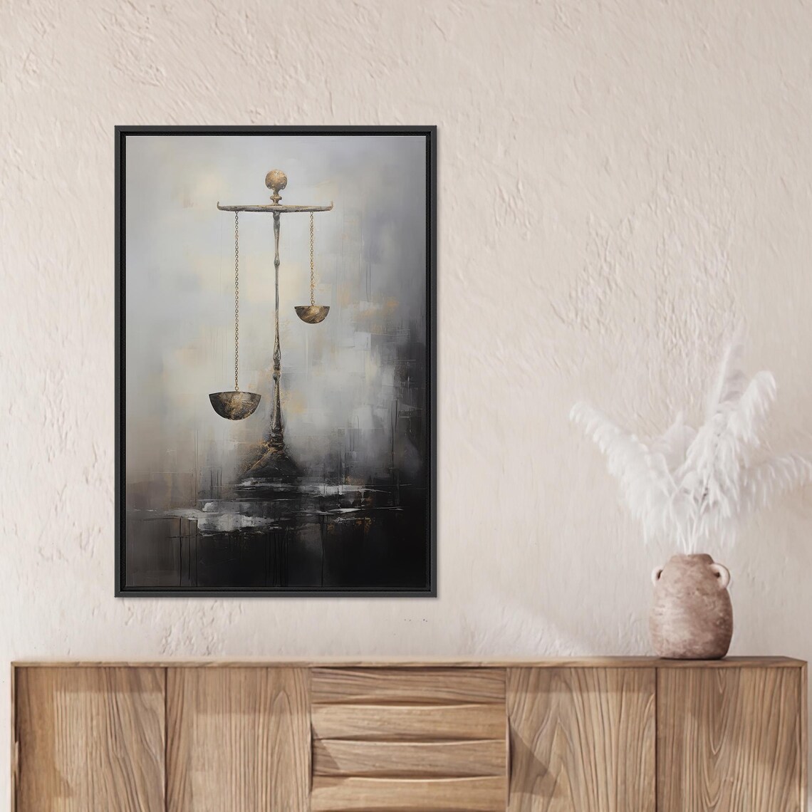 Unbalanced Scales, Modern Art Wall Decor - Image 3