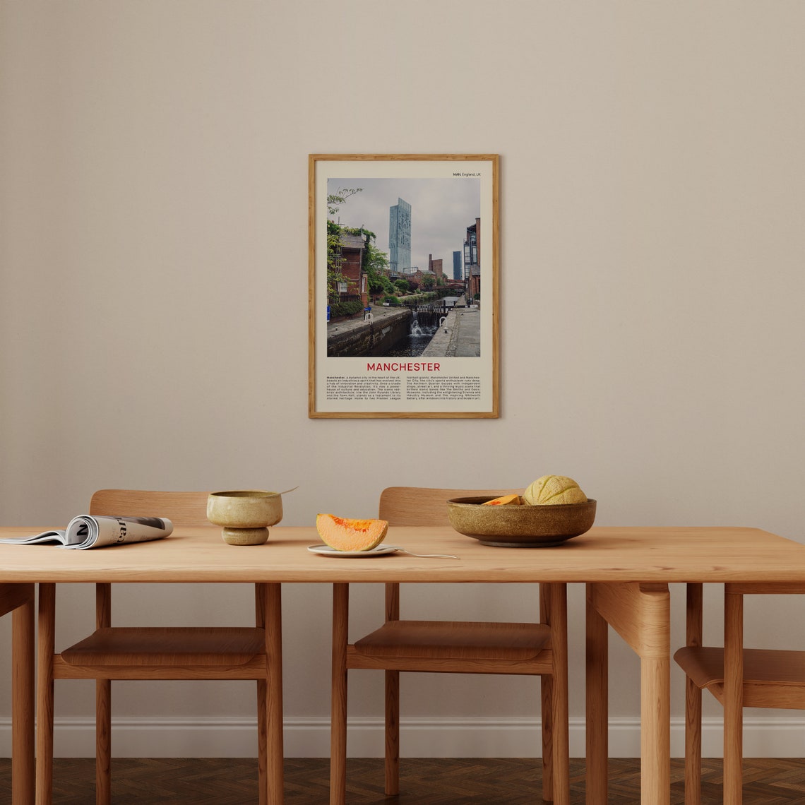 Manchester Print Film Photo Manchester Wall Art Manchester Poster Manchester Photo Manchester Poster Print Uk Wall Decor Uk Art Print - Image 4