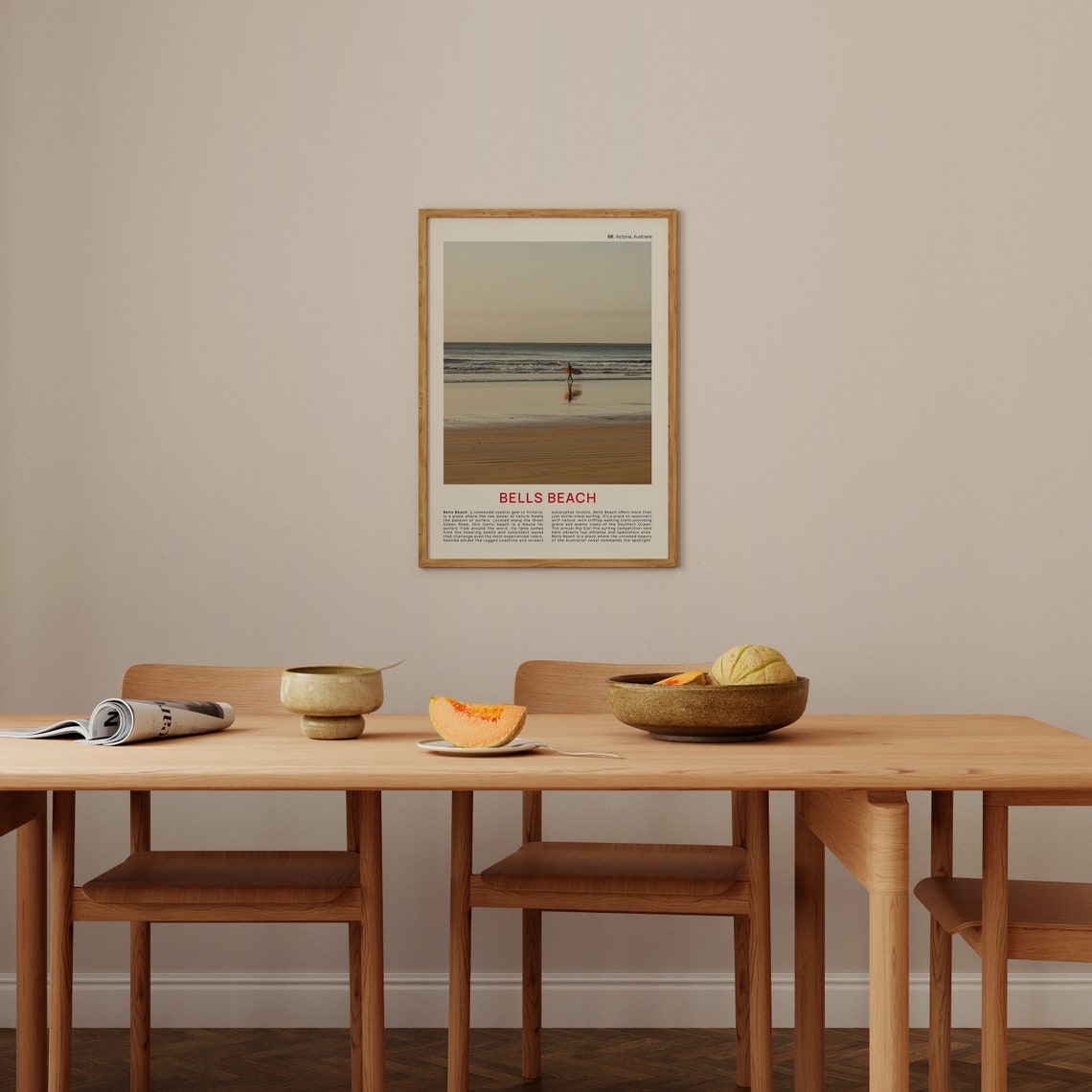 Bells Beach Surfer at Sunset Victoria Australia Photo Travel Poster - Image 4