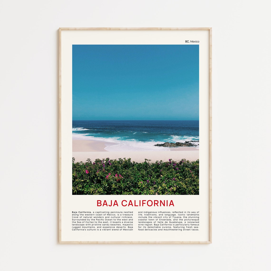 Baja California Print Film Photo Baja California Wall Art Baja California Poster Baja California Photo Baja California Poster Mexico
