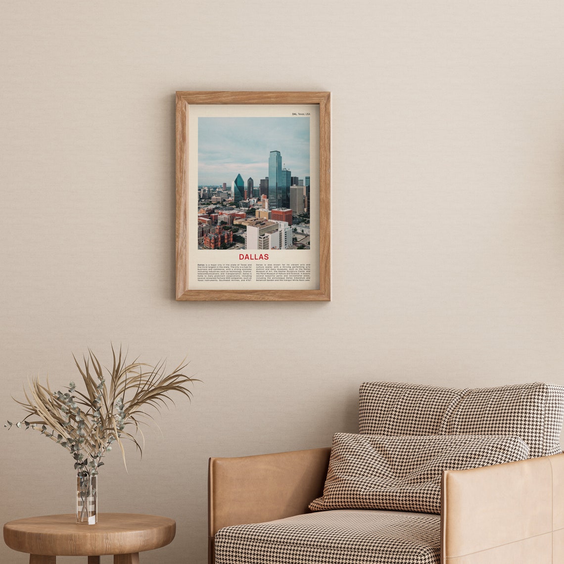 Dallas Print Film Photo Dallas Wall Art Dallas Poster Dallas Photo Dallas Poster Print Texas Wall Decor Usa Poster Print Usa Photo - Image 3