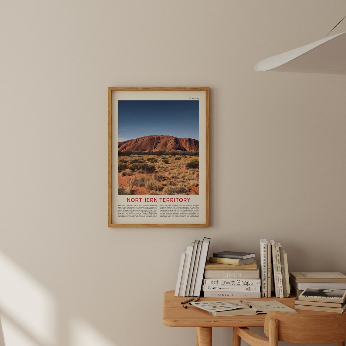 Uluru Red Rock Desert Northern Territory Australia Travel Poster - Image 2