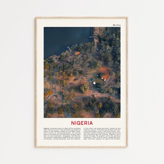 Nigeria Print Film Photo Nigeria Wall Art Nigeria Poster Nigeria Photo Nigeria Poster Print Nigeria Wall Decor Nigeria Art Print