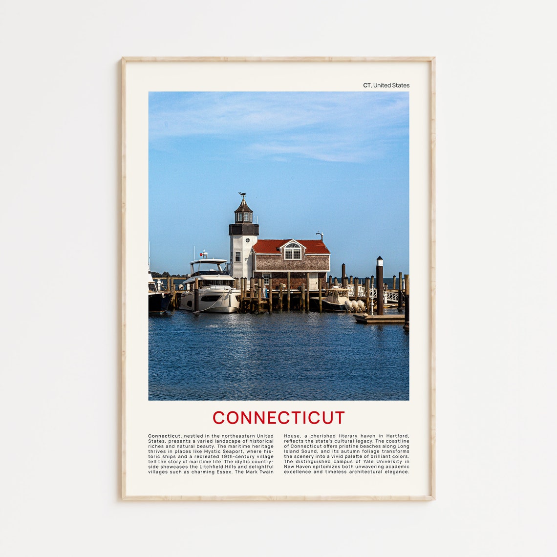 Connecticut Print Film Photo Connecticut Wall Art Connecticut Poster Connecticut Photo Connecticut Poster Print Usa Wall Decor Usa Art