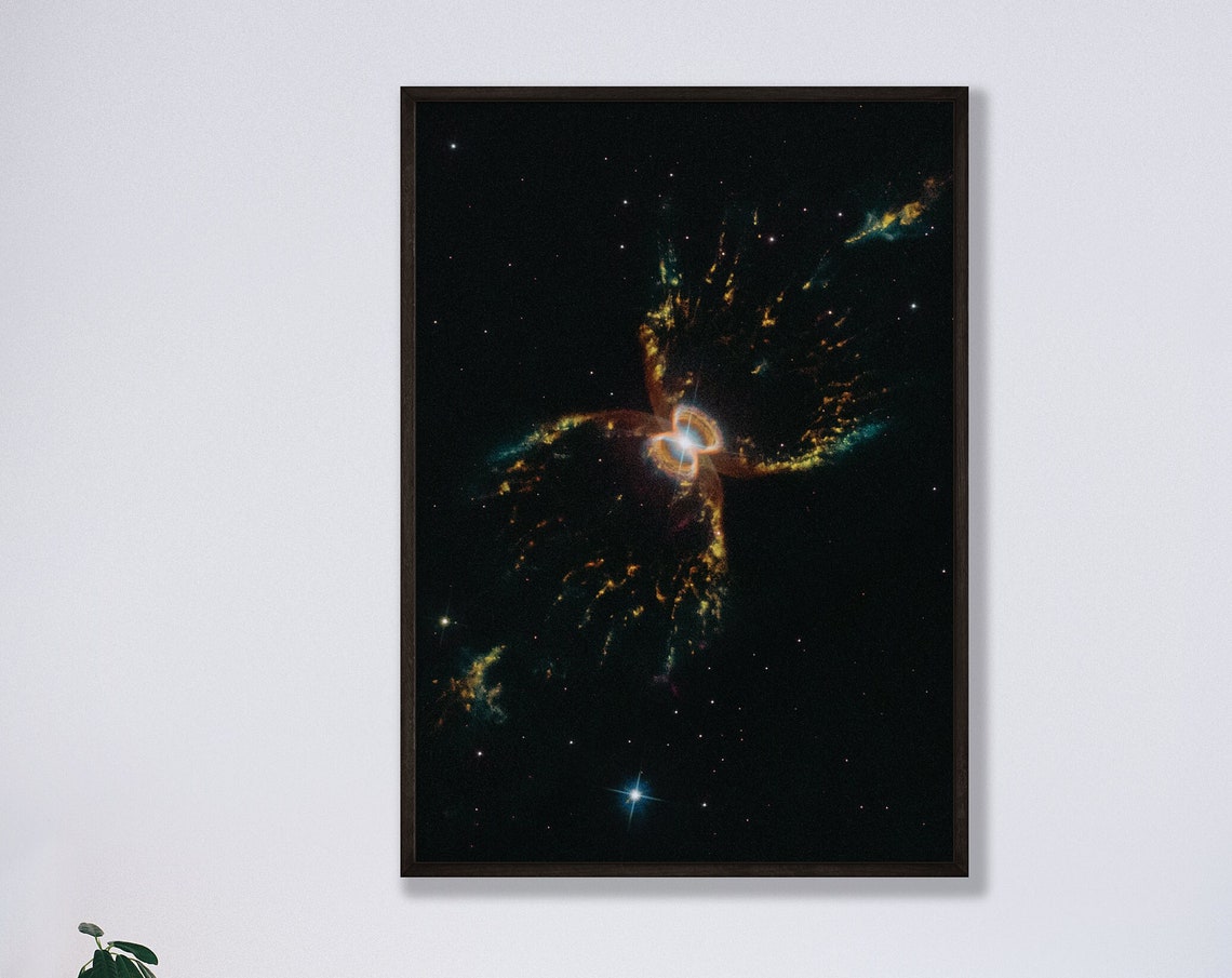 Southern Crab Nebula Poster Wall Art Trendy Spiral Galaxie