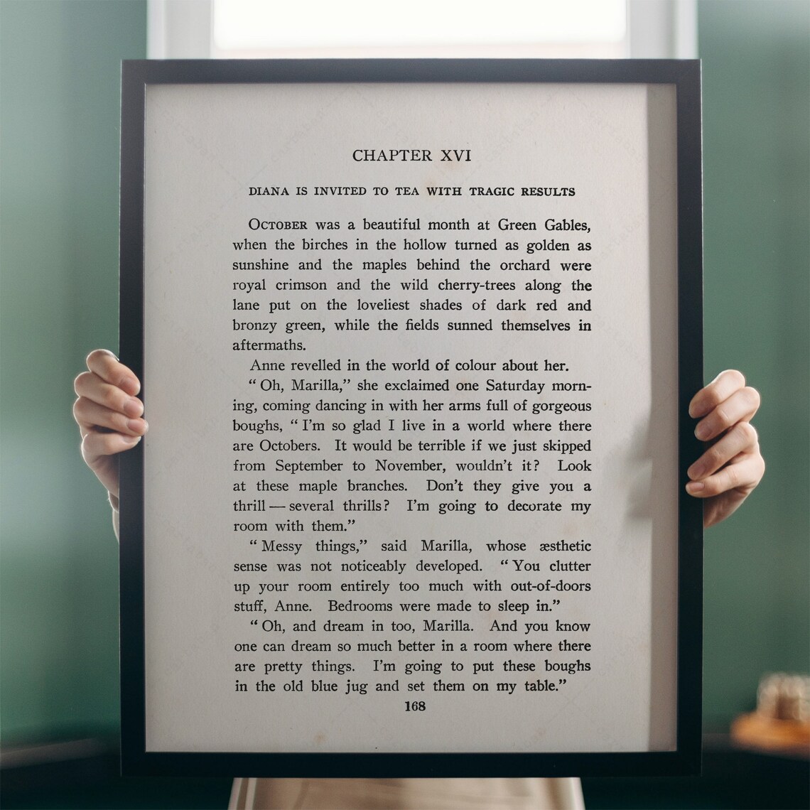 Anne Of Green Gables October Quote Wall Art Print - Image 4