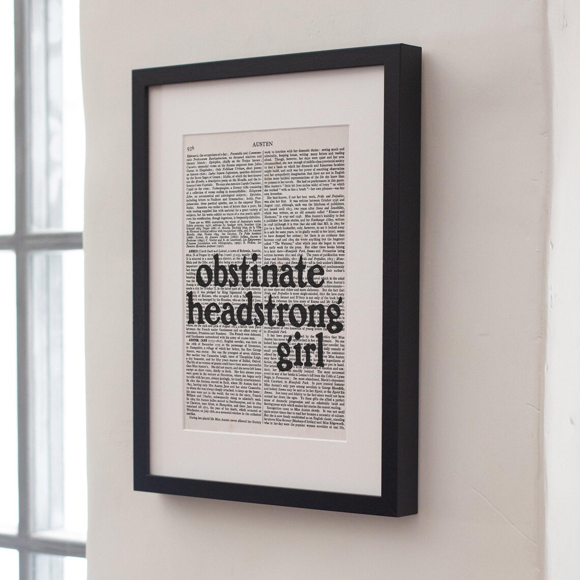 Jane Austen Quote, Pride And Prejudice Art Print - Image 4