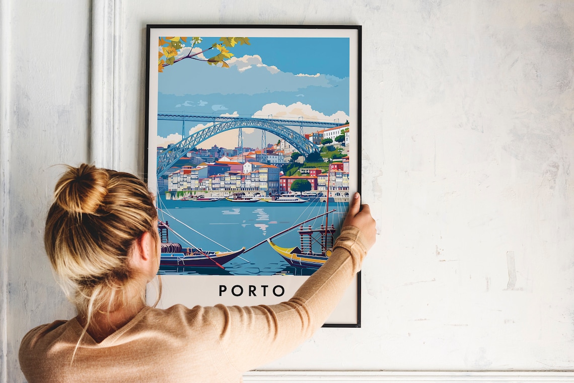 Porto Travel Poster, European City Art Print - Image 2