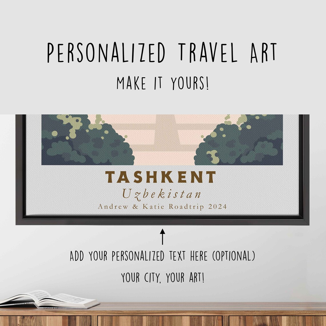 Tashkent Uzbekistan Domed Mausoleum Golden Sunrise Reflection Poster - Image 4