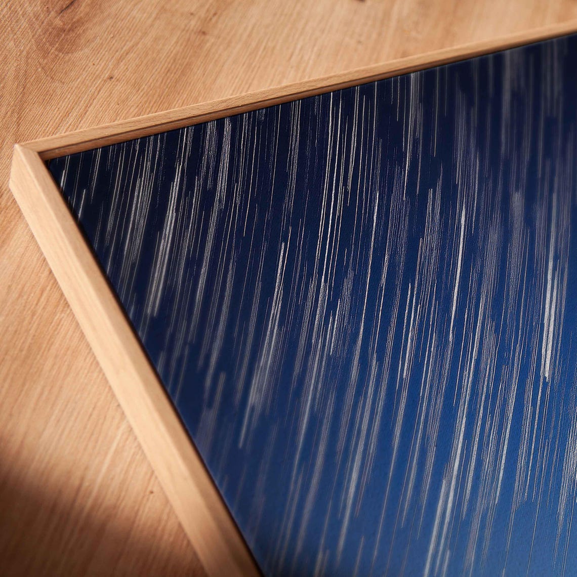 Star Trails Over Snow Capped Mountains Reflected In Lake Poster - Image 2