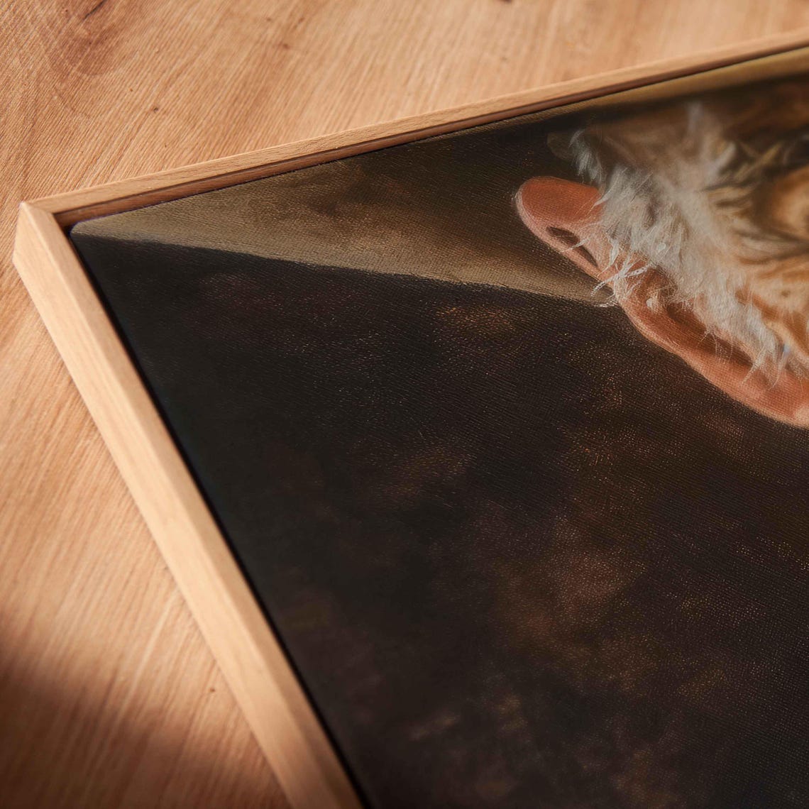 Old Cowboy With Mustache Blue Eyes Realistic Portrait Poster - Image 2