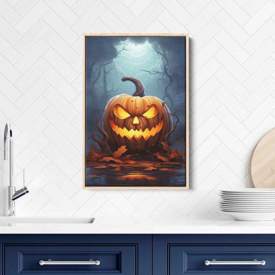 Jack O Lantern Halloween Painting - Image 4