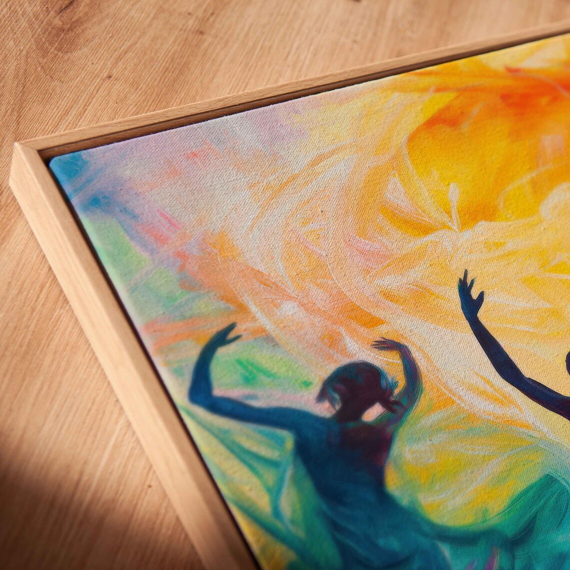 Modern Dance Performance - Abstract Acrylic Art Print - Image 2