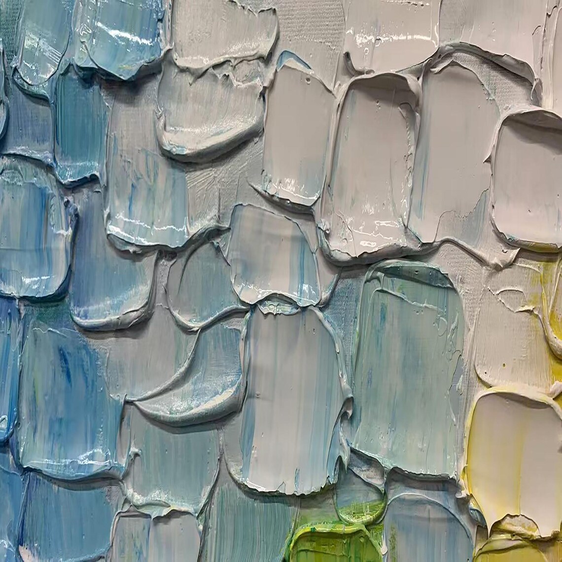 Vibrant Abstract Textured Art, Bold Modern Layers - Image 2