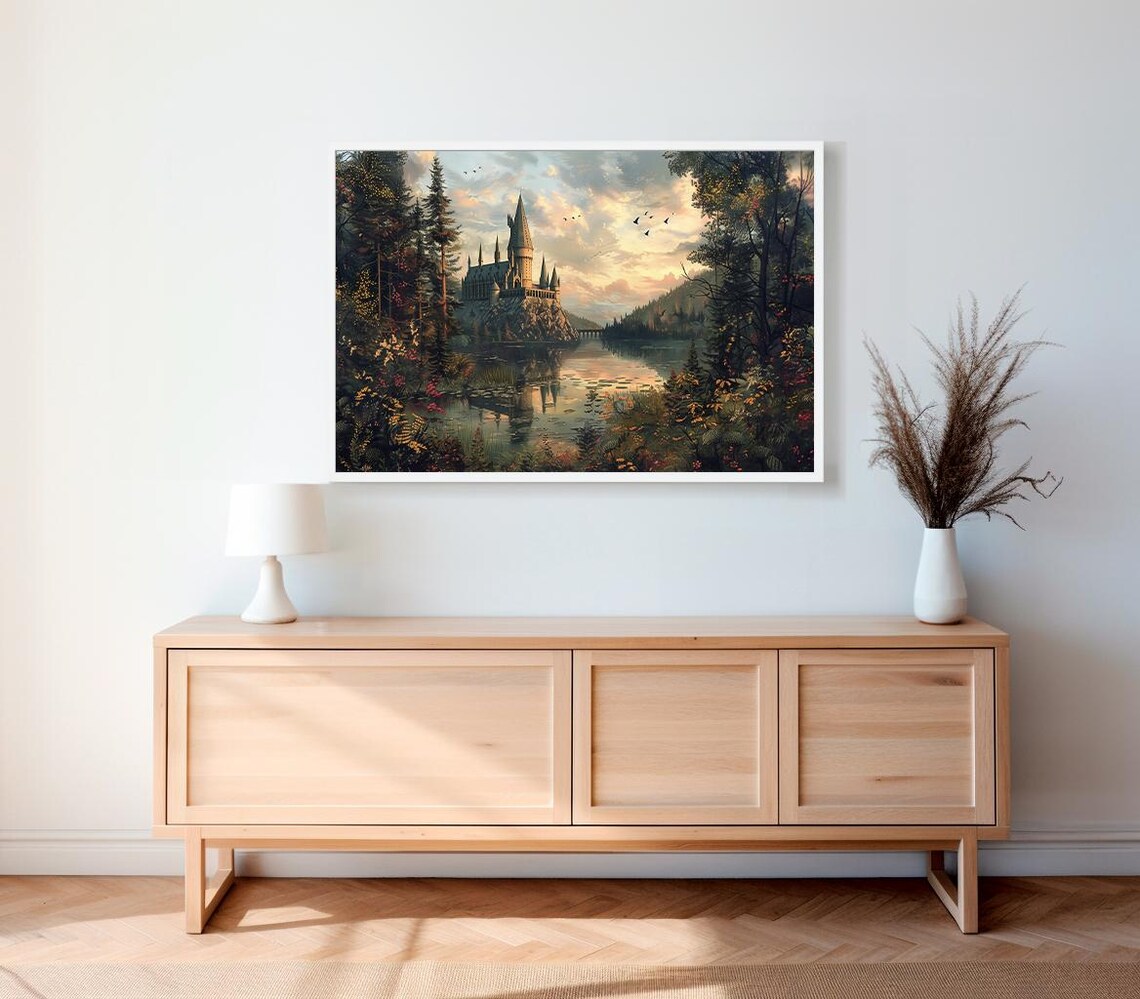 Dark Academia School Witches And Wizards Dark Academia Decor Dark Academia Wallpaper Wall Art - Image 2