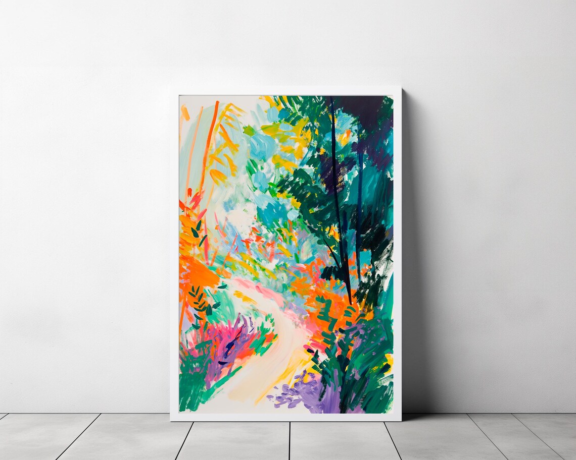 Matisse-Inspired Landscape at Collioure Art Print - Image 3