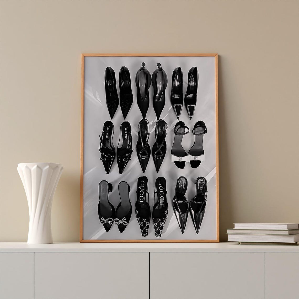 Trendy Fashion Wall Art Black And White Vintage Photo Luxury Fashion Print Hypebeast Room Decor Y2k Poster - Image 4
