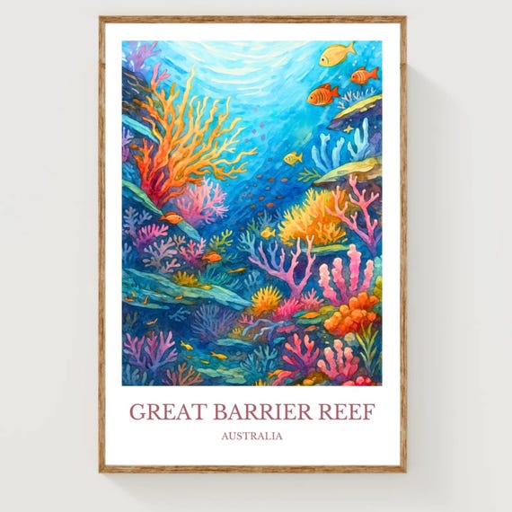Great Barrier Reef Australia Poster