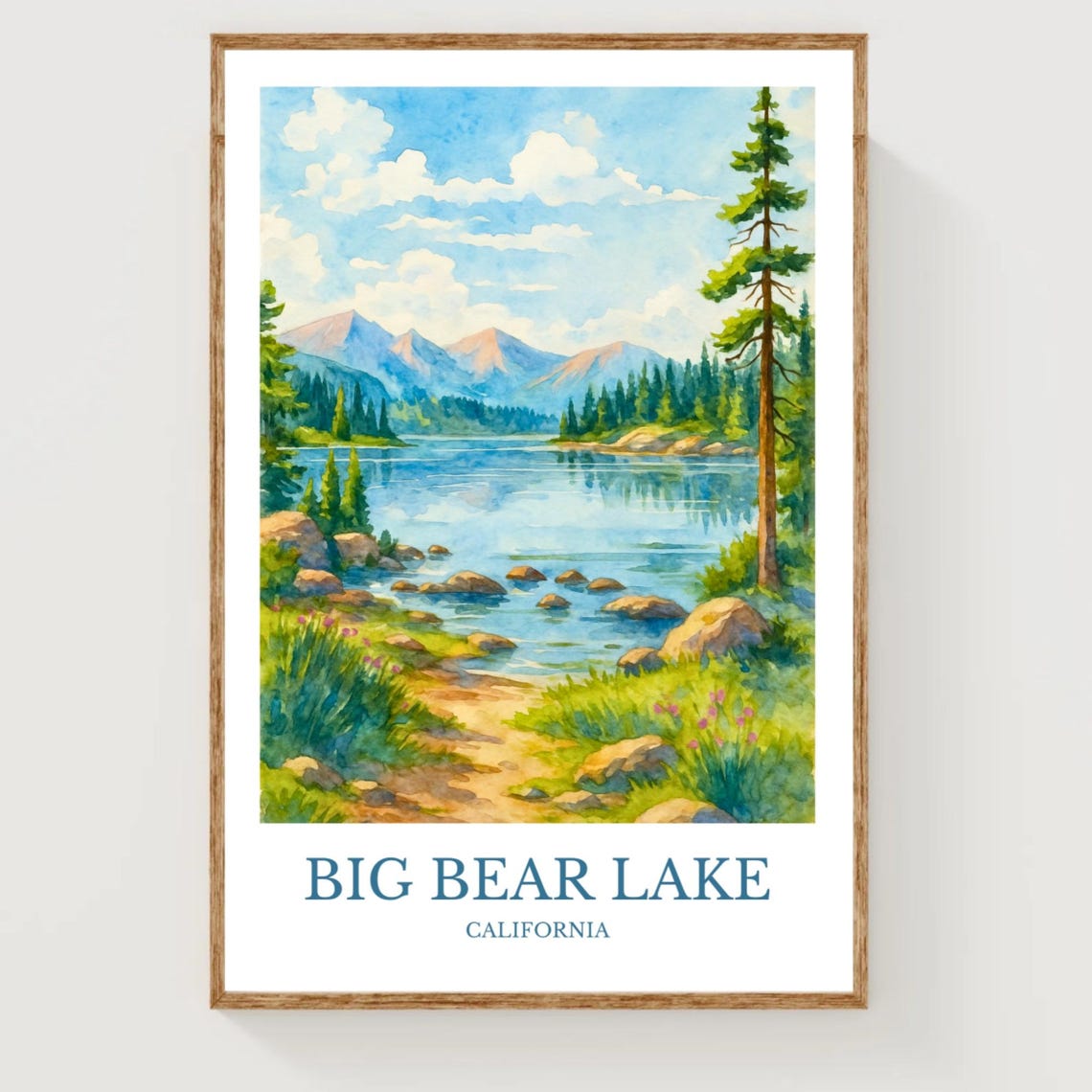 Big Bear Lake Poster