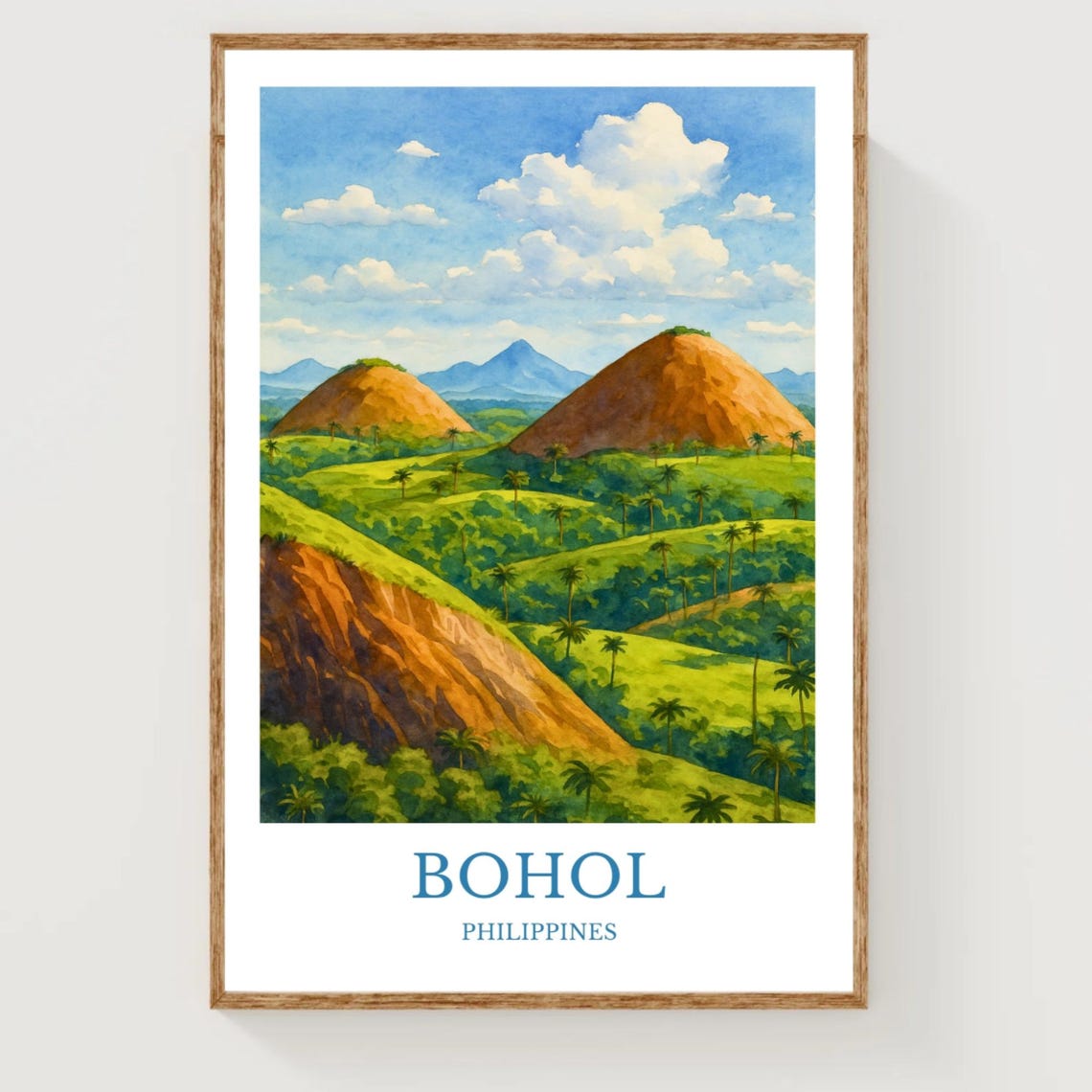 Bohol Travel Poster