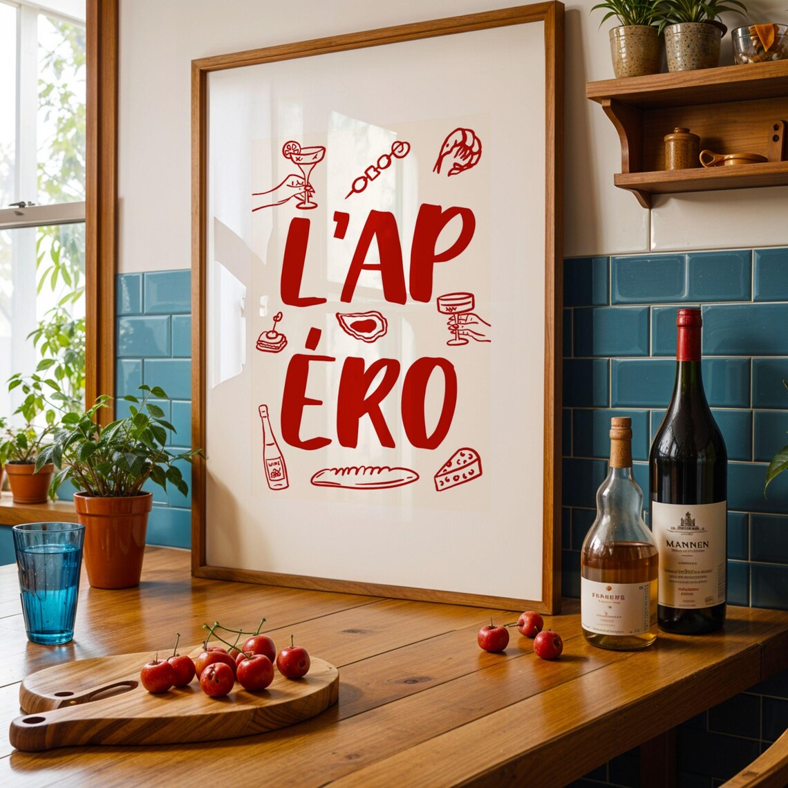French Cocktail, L'Apéro Bar Decor Art Print - Image 3