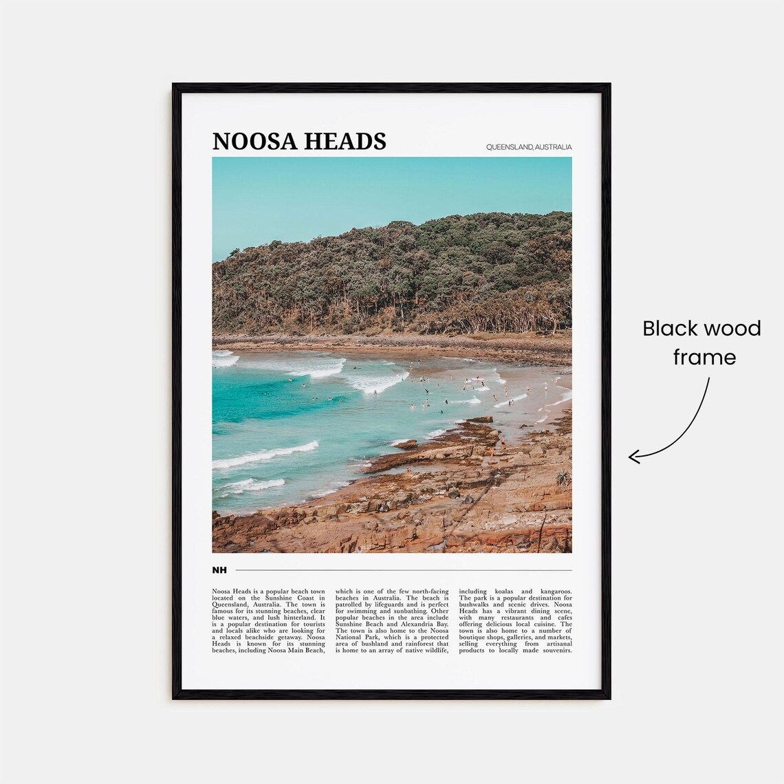 Noosa Heads Travel Poster, Australia Wall Art - Image 2