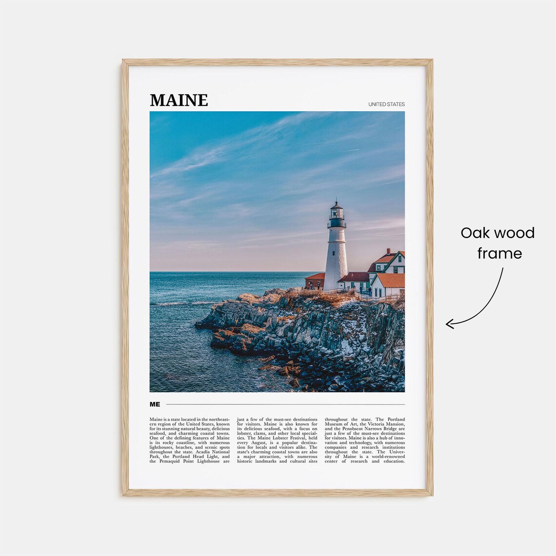 Maine Travel Poster, Maine Wall Art, USA Decor - Image 3