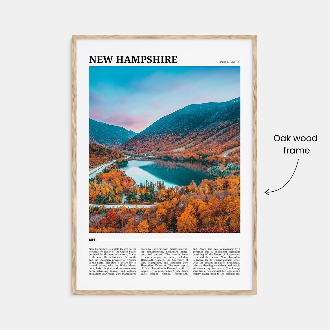 New Hampshire Travel Poster No. 2, United States - Image 3