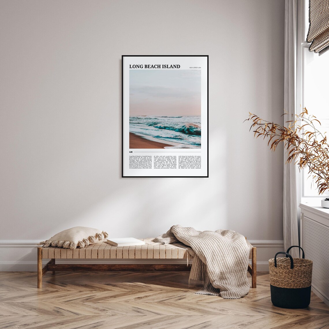 Long Beach Island Travel Poster, New Jersey Wall Art - Image 4