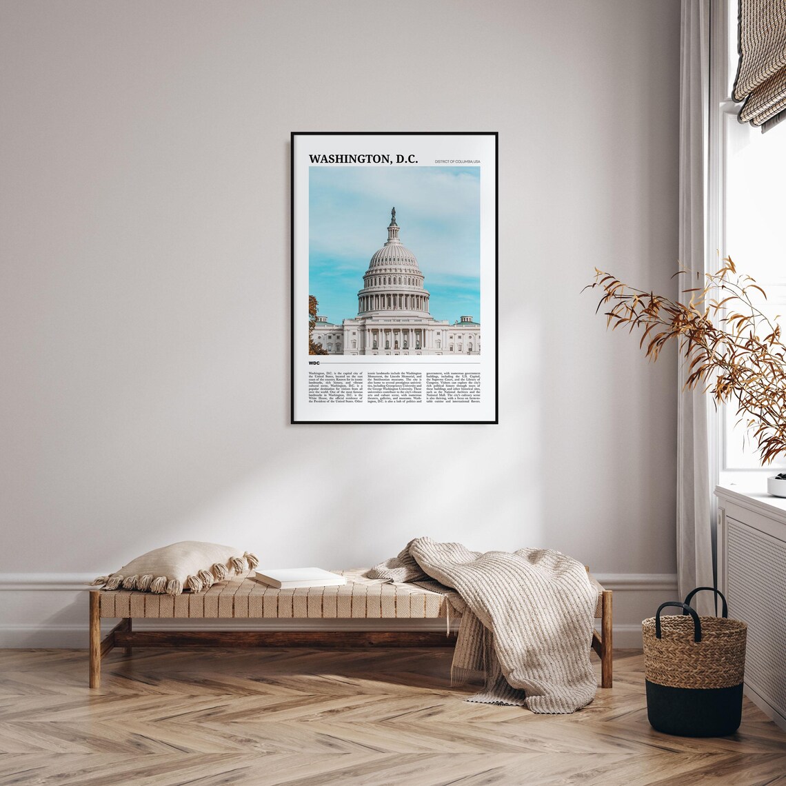 Washington DC Travel Poster, USA Wall Art - Image 4